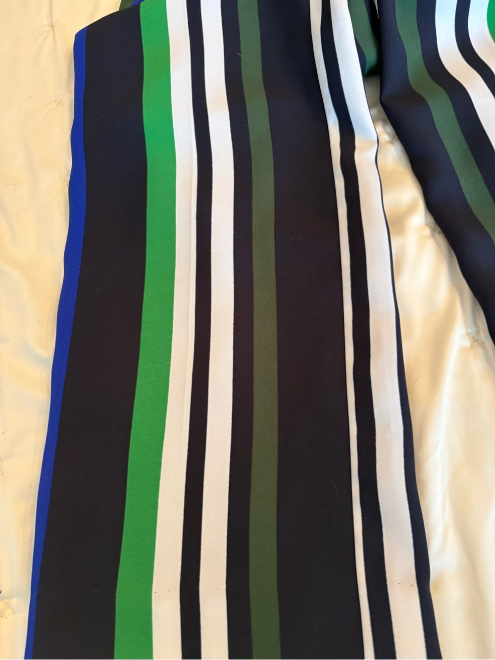 Banana Republic Striped Chinos in Navy, Green & White - Picture 8 of 10